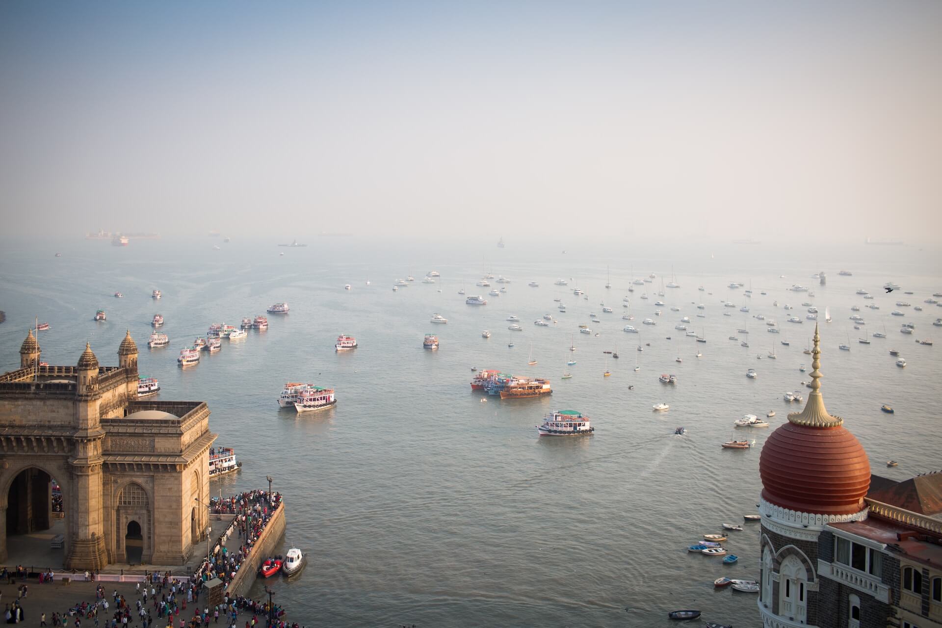 Boats on body of water